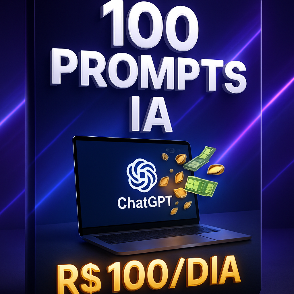 100 Prompts Prontos para Ganhar R$ 100 por Dia com IA